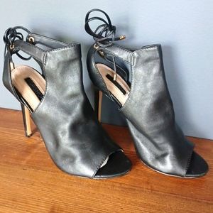 Topshop peep toe heels